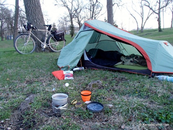 Bike Camping at John Brown Park