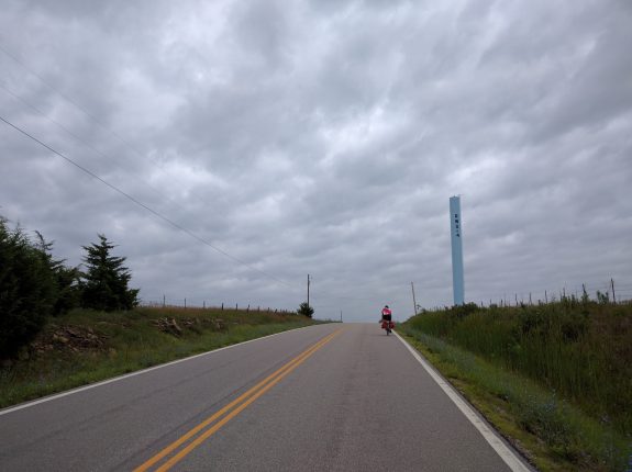 More hills to climb near Melvern, Kansas.