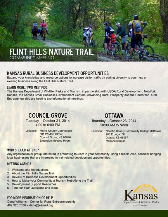 Flint Hills Nature Trail Meetings Fall 2014