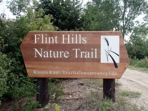 Flint Hills Nature Trail Sign