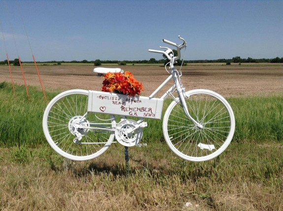 Gail Kline Ghost Bike