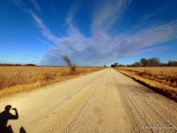 Gravel, Clouds, and Shadow