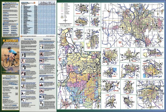 2014-2015 Kansas Bicycle Map, Page 2