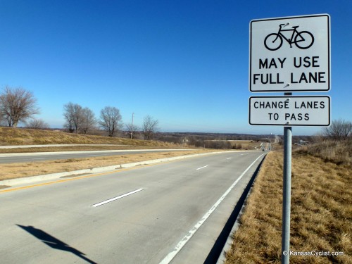 MO-150 Bikes May Use Full Lane