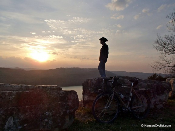 Looking out over Table Rock Lake