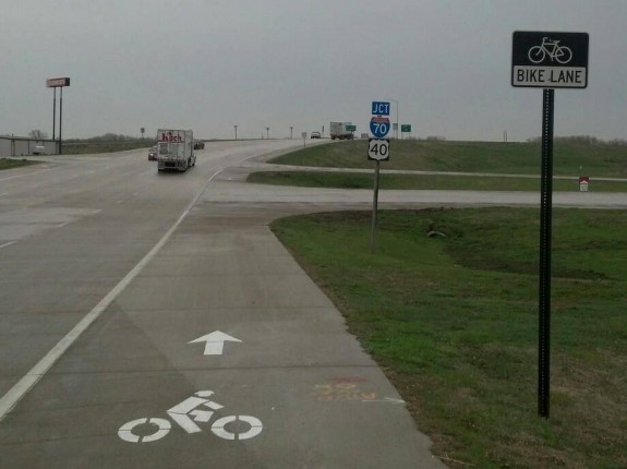 Salina North Ohio Bike Lane