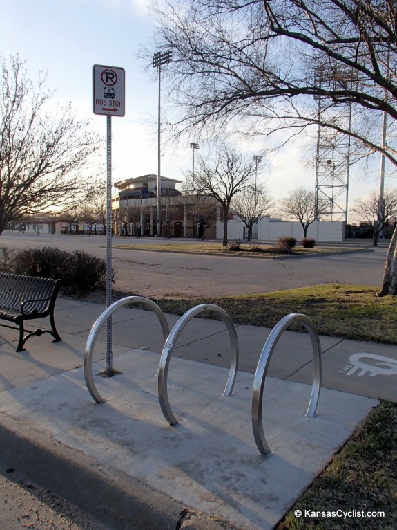 Wichita Bus Stop Bike Rack