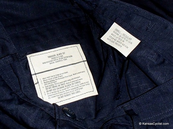 BDU Pants Tag